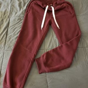 Mens Burgandy SP Active Sweatpants
